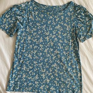 LOFT floral blouse